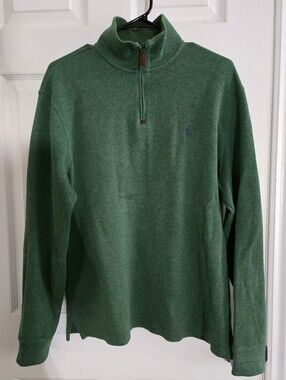Ralph Lauren Forest Green Half-Zip Pullover